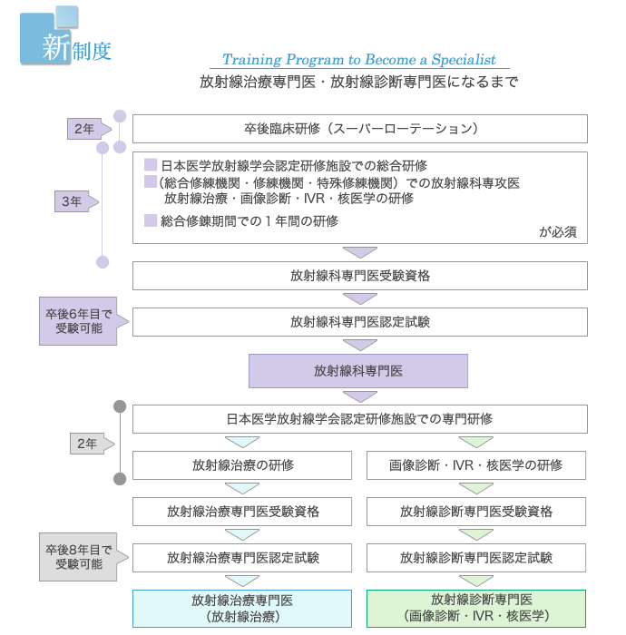 放射線診断専門医・放射線治療専門医になるまで
